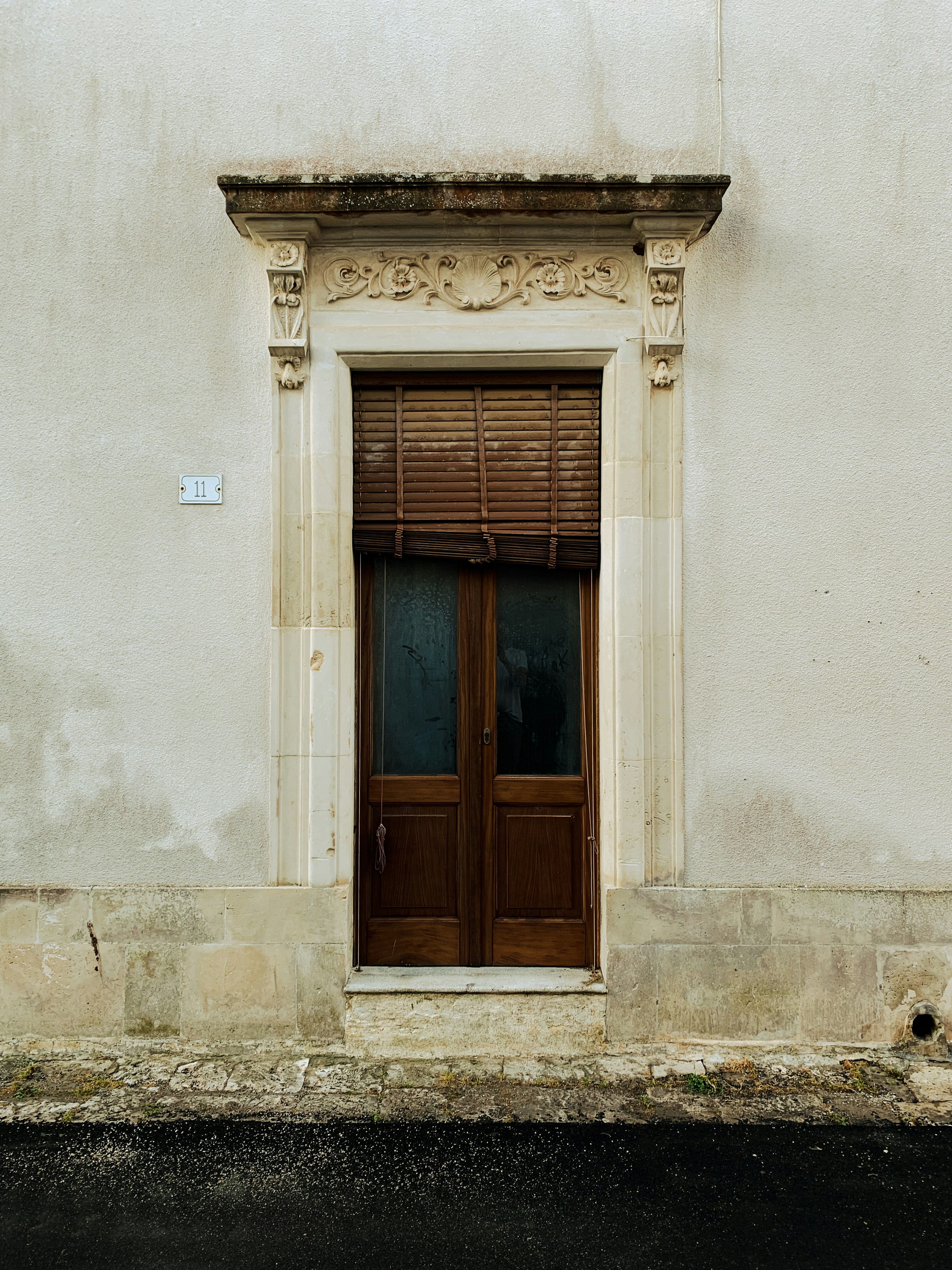 a door in a building