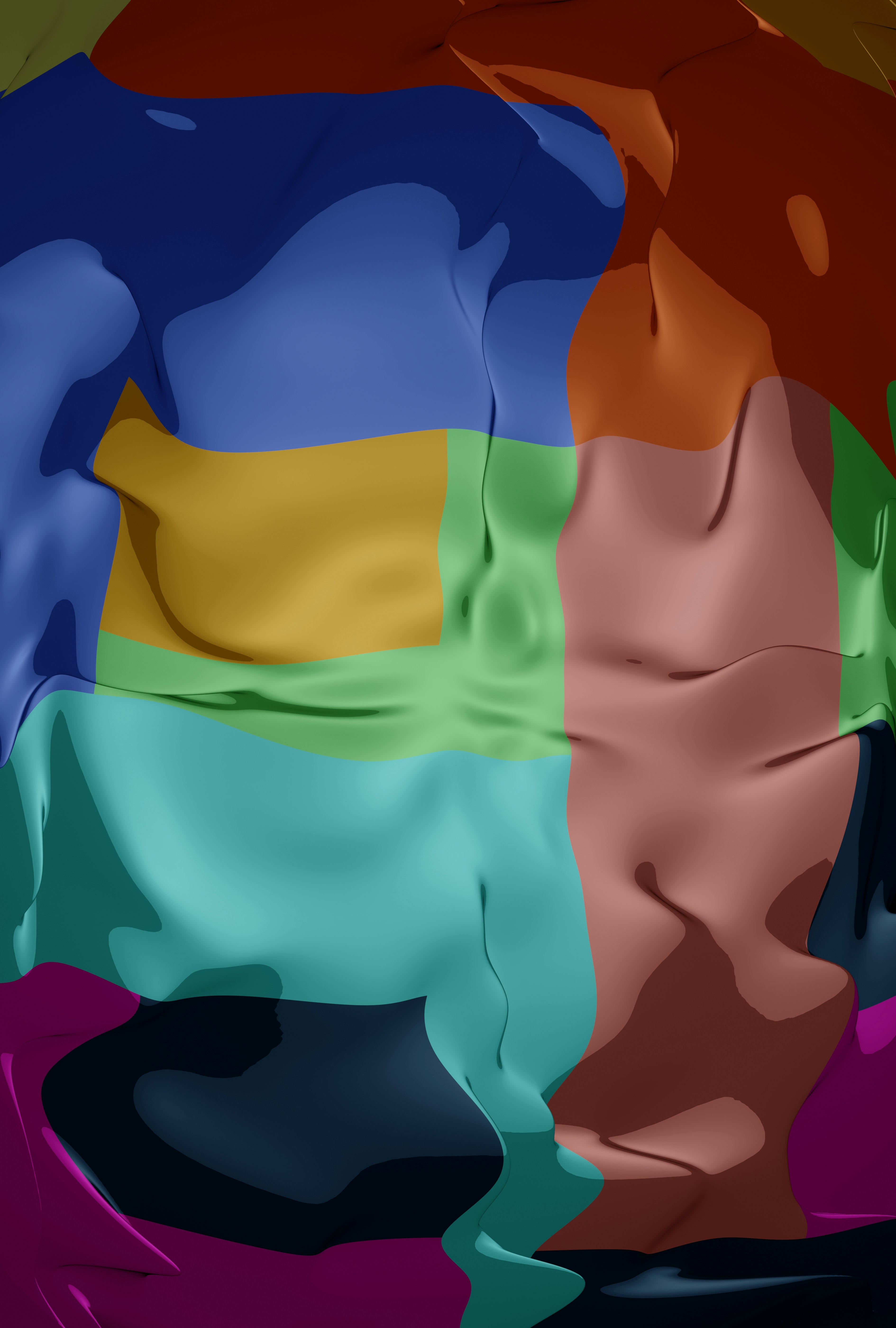 a close-up of a painting