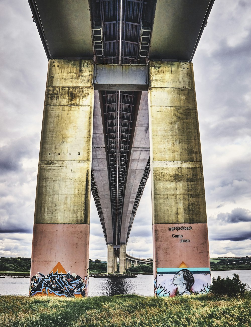 a large concrete structure