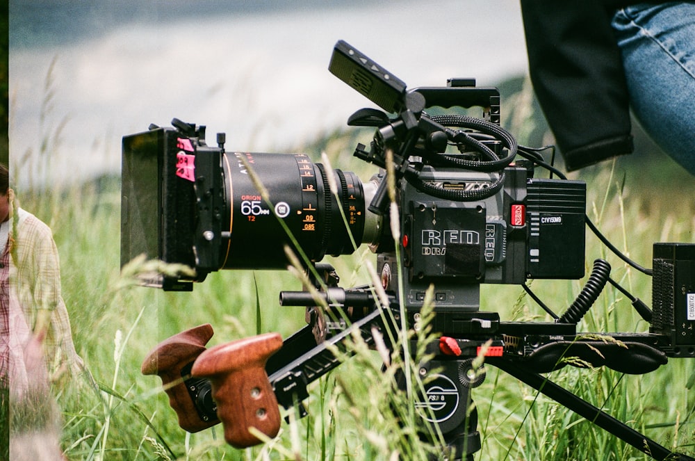 a camera on a tripod