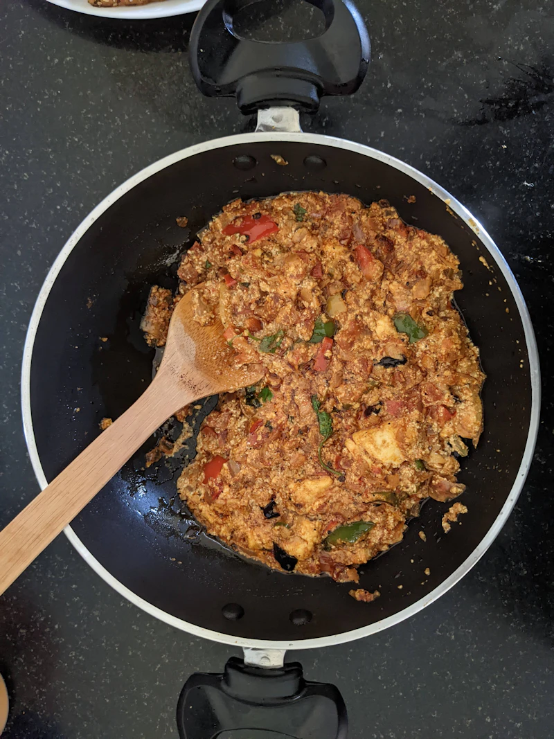 Sample paneer curry