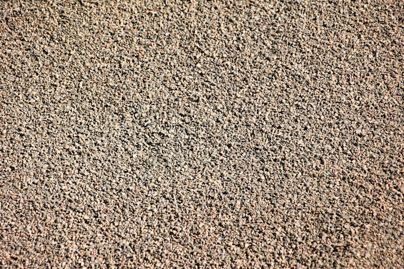 Close-up of fine natural aggregate like a resin-bound surface