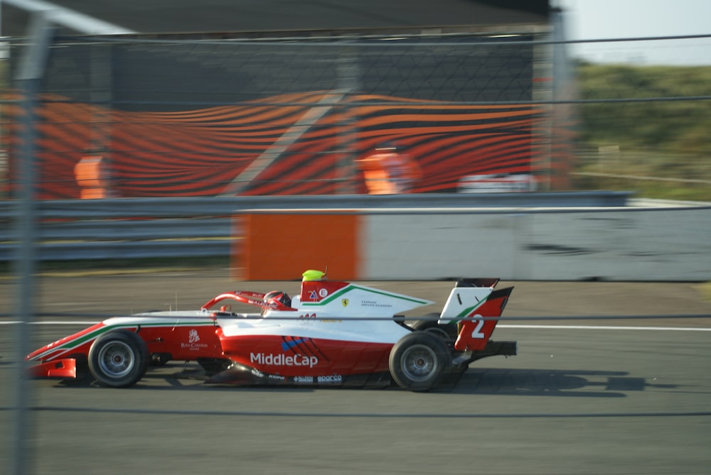 a race car on a track