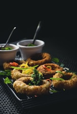 a plate of food
