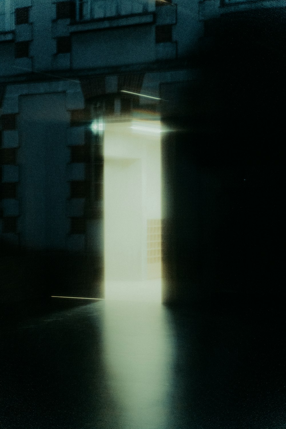 a light in a dark room