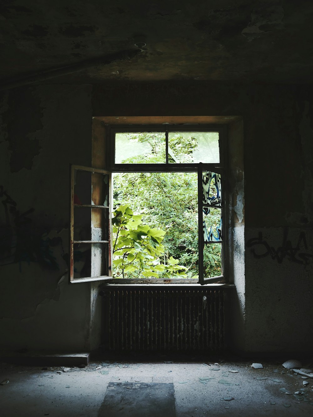 a window in a room