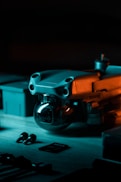a robot with a gun