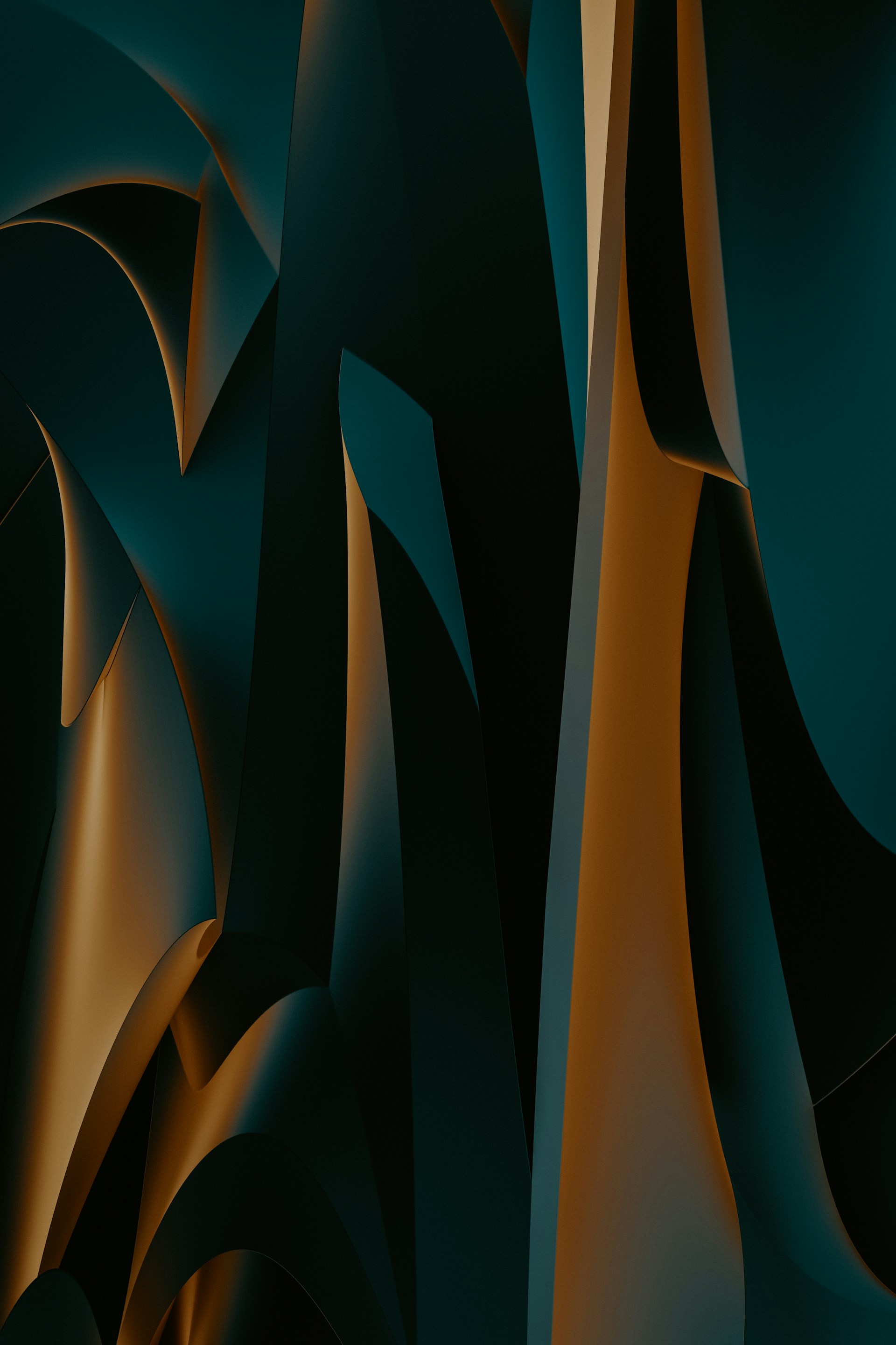 a close-up of some blue and yellow paint