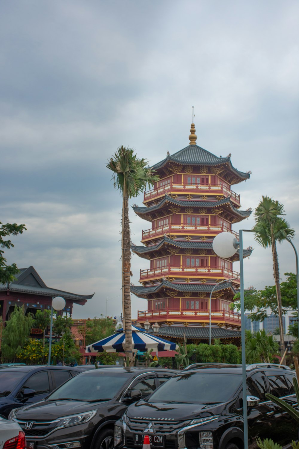 a building with a tower