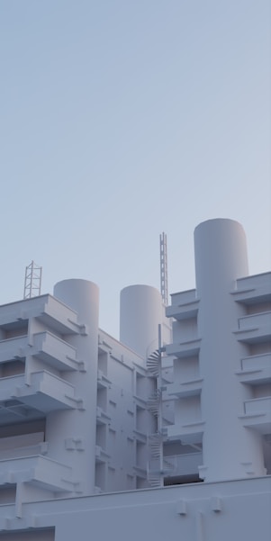 render 3d overide building 