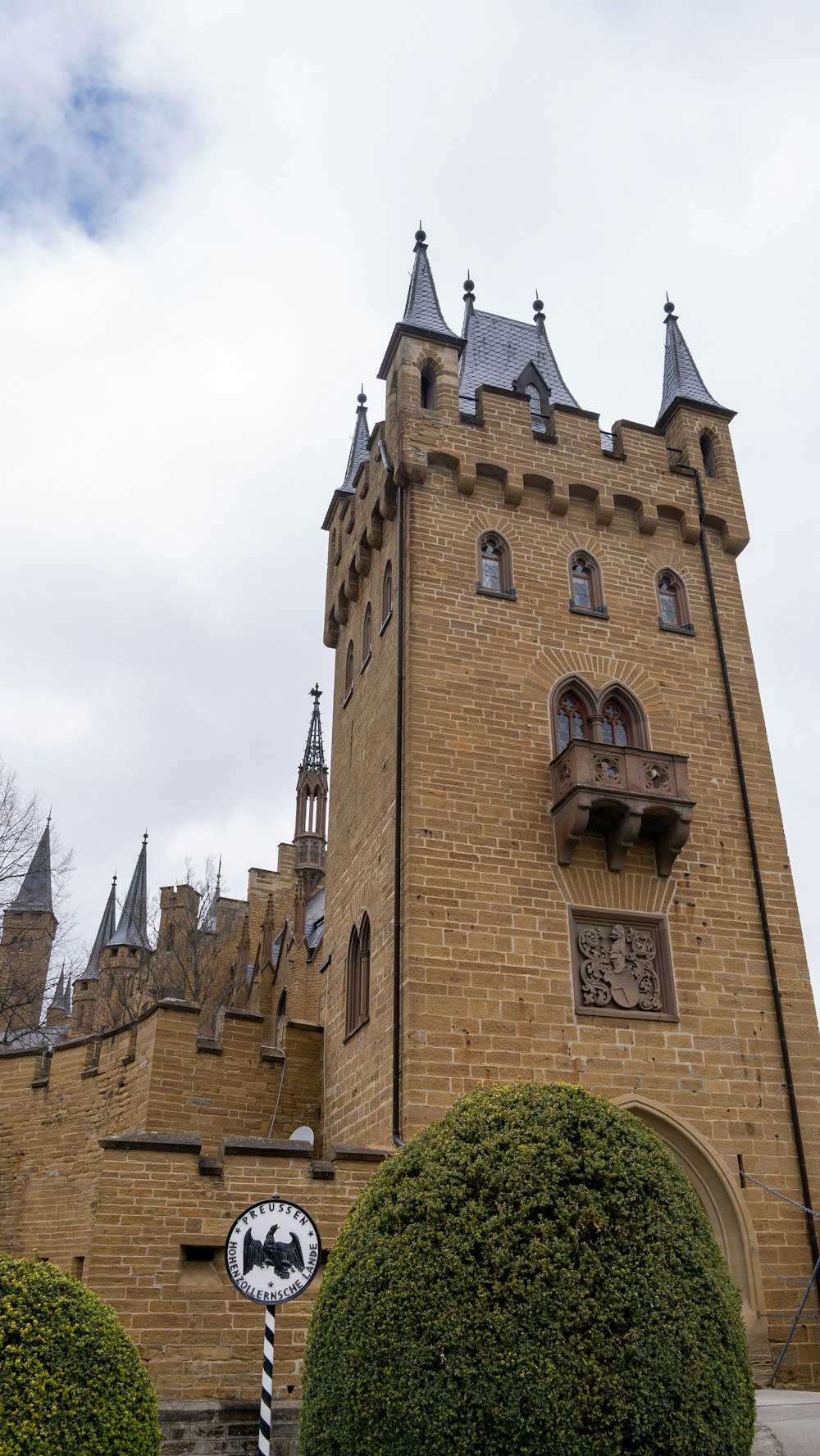 a clock on a tower of a building