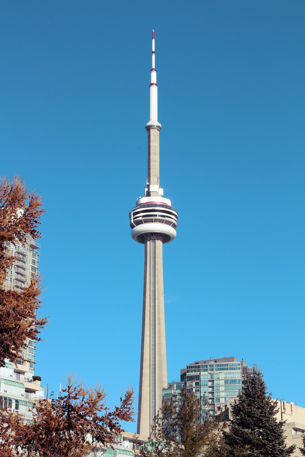 a tall tower with a pointed top