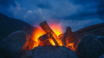 a volcano with lava coming out of it