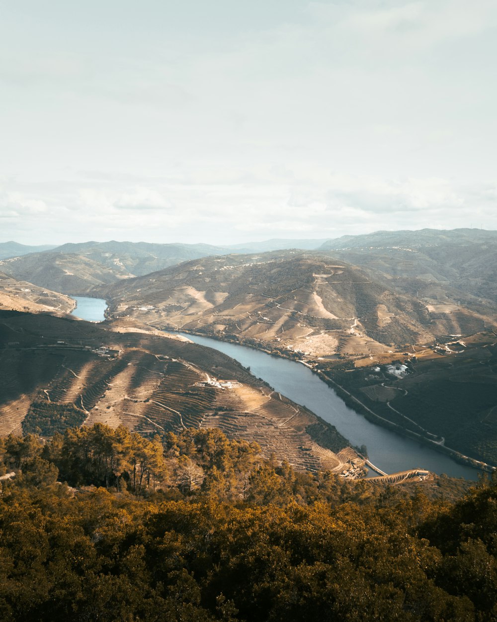 a river running through a valley