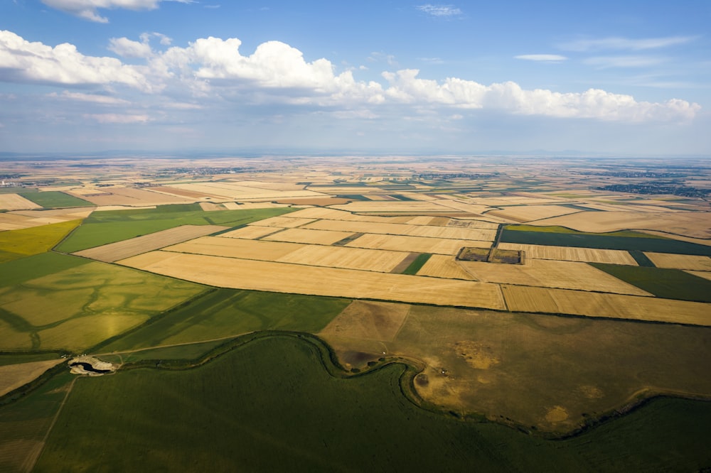 a plane sitting on top of a field