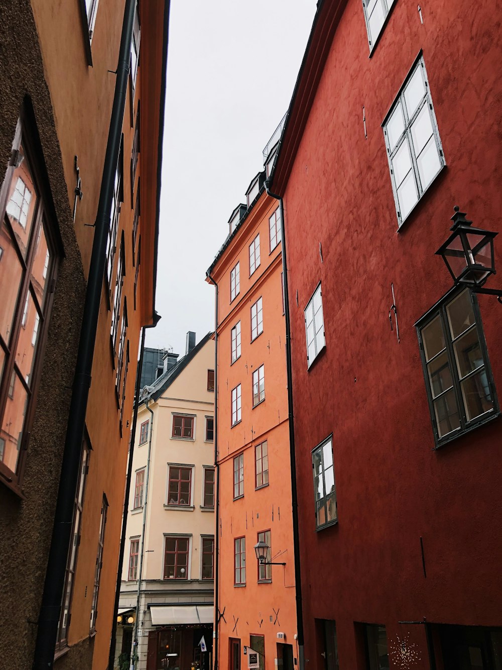 a row of buildings