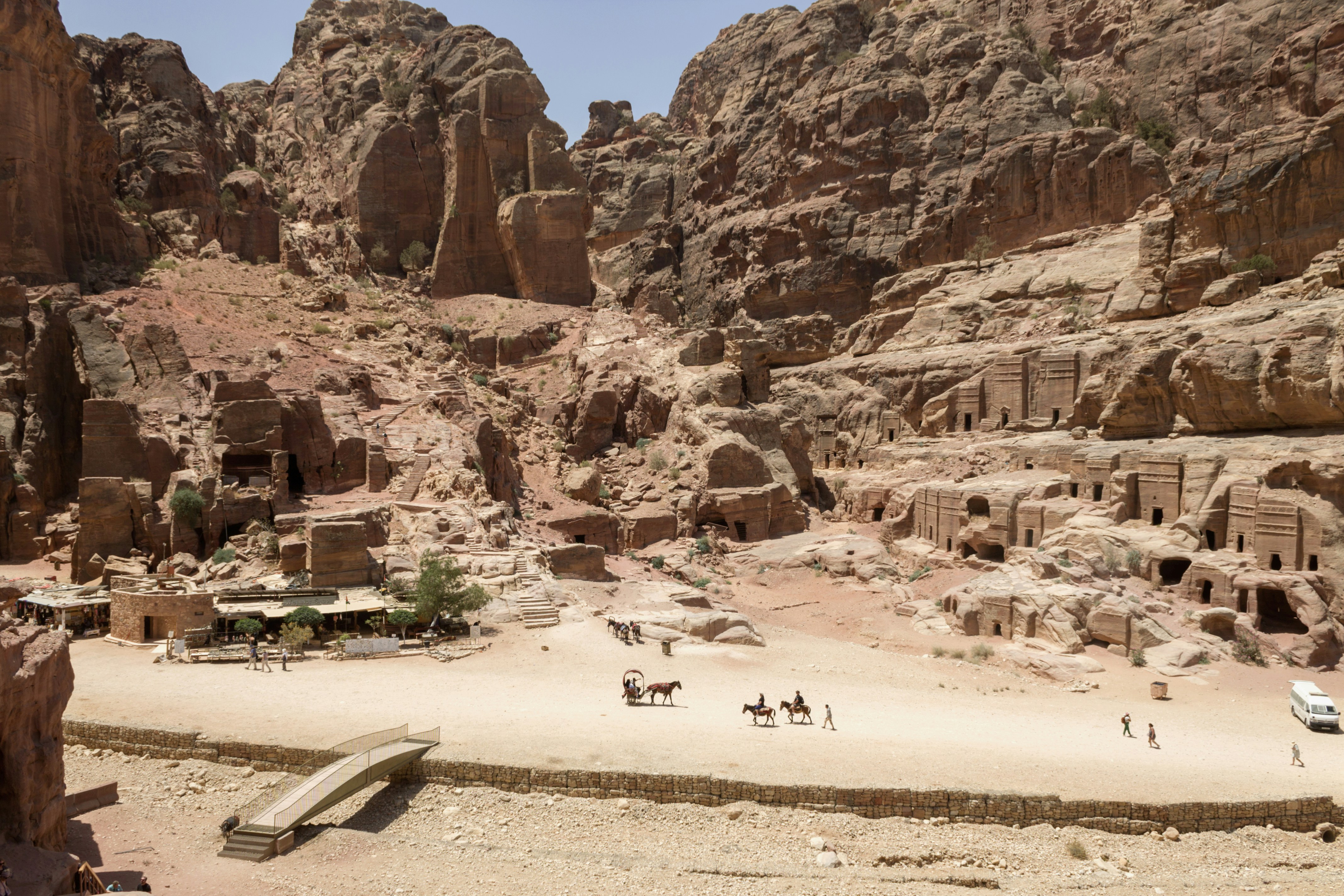 a rocky desert landscape