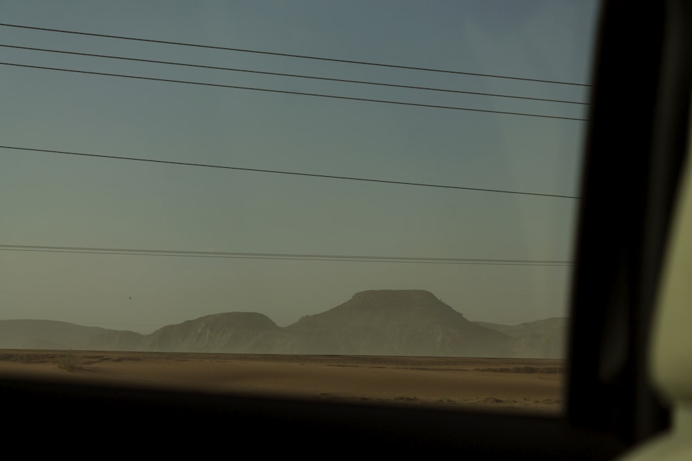 a view of a desert