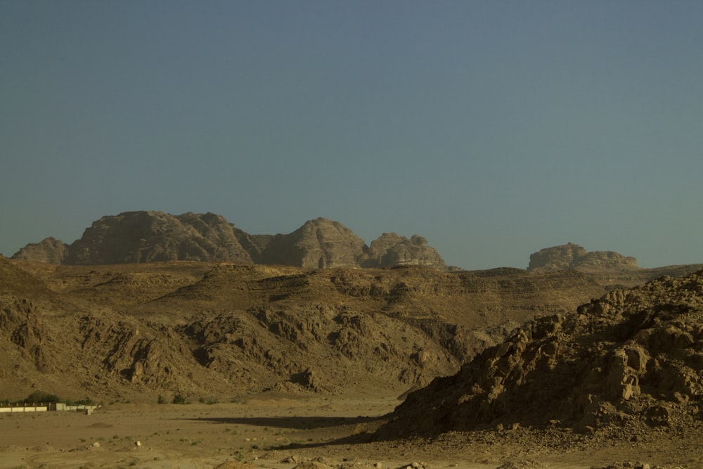 a rocky desert landscape
