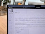 a computer screen with a list