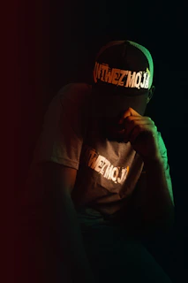 a person wearing a hat