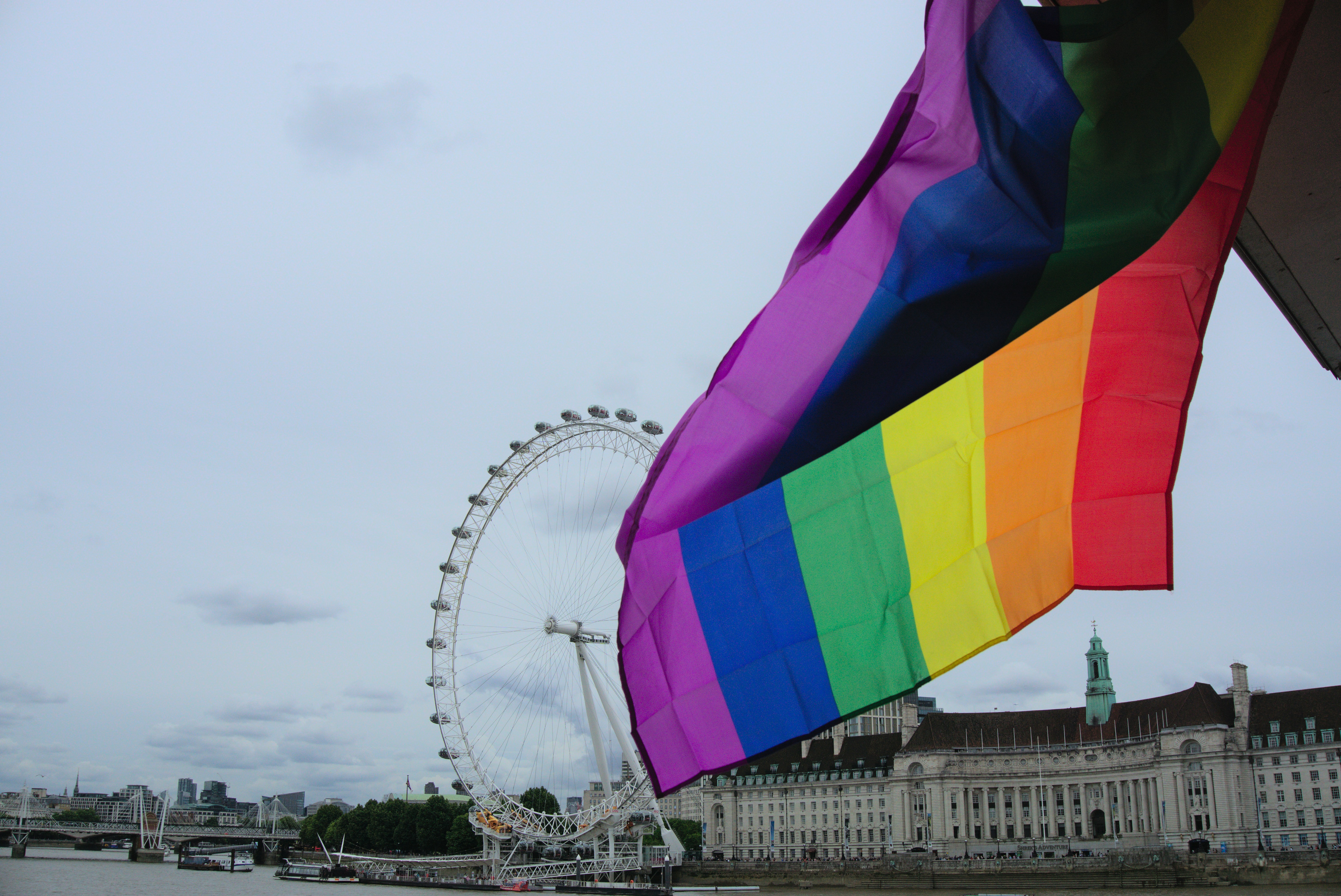 a large colorful kite