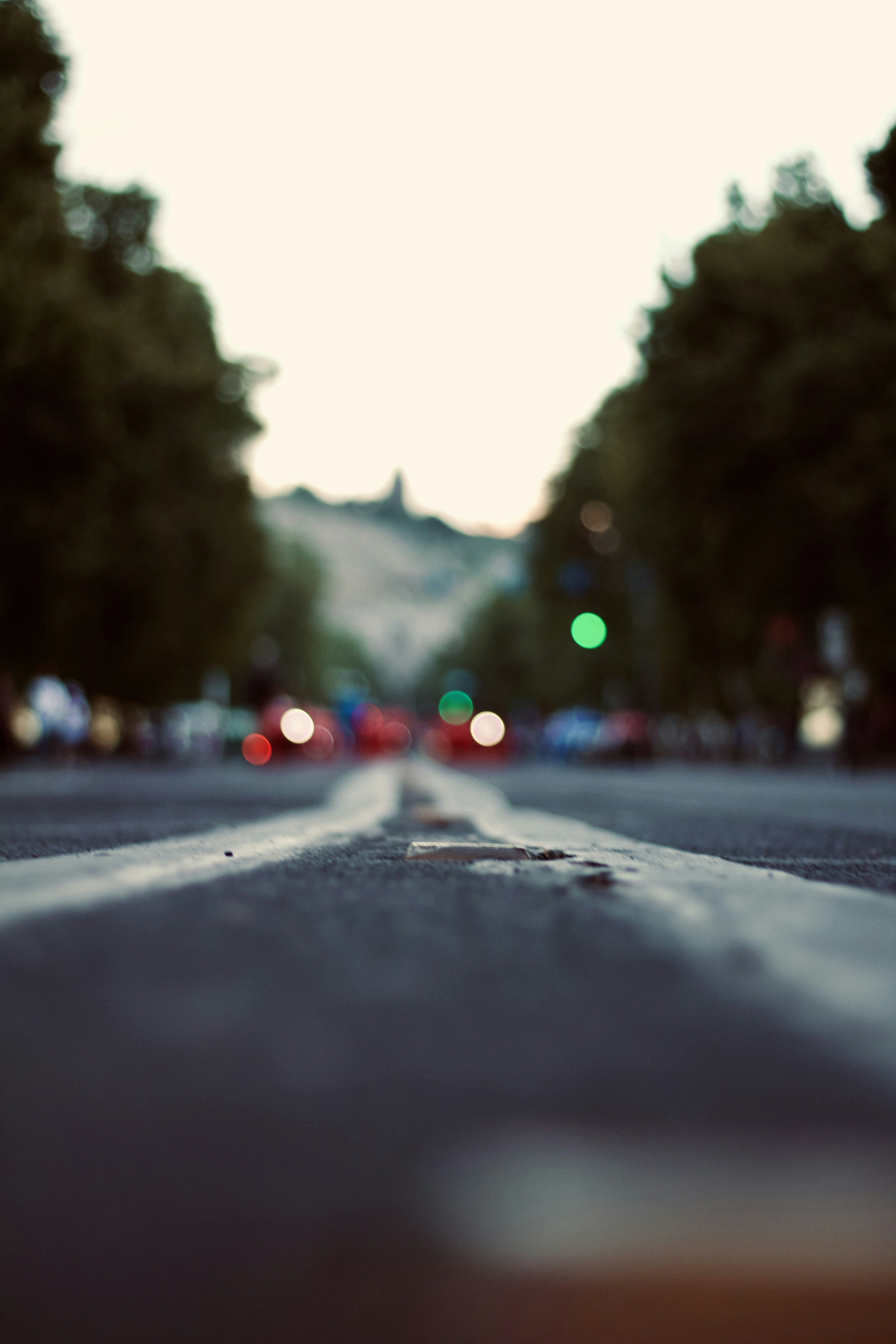 a street with traffic lights