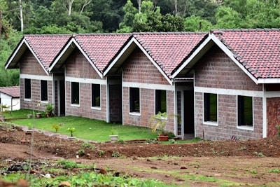 a house with a yard