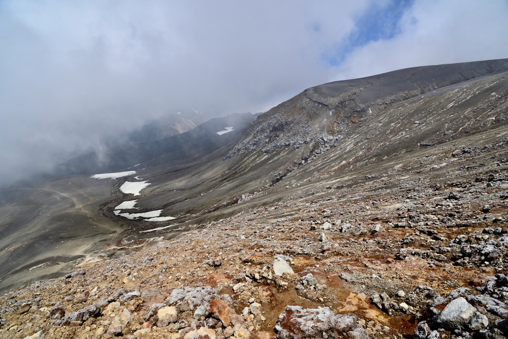 a rocky mountain side