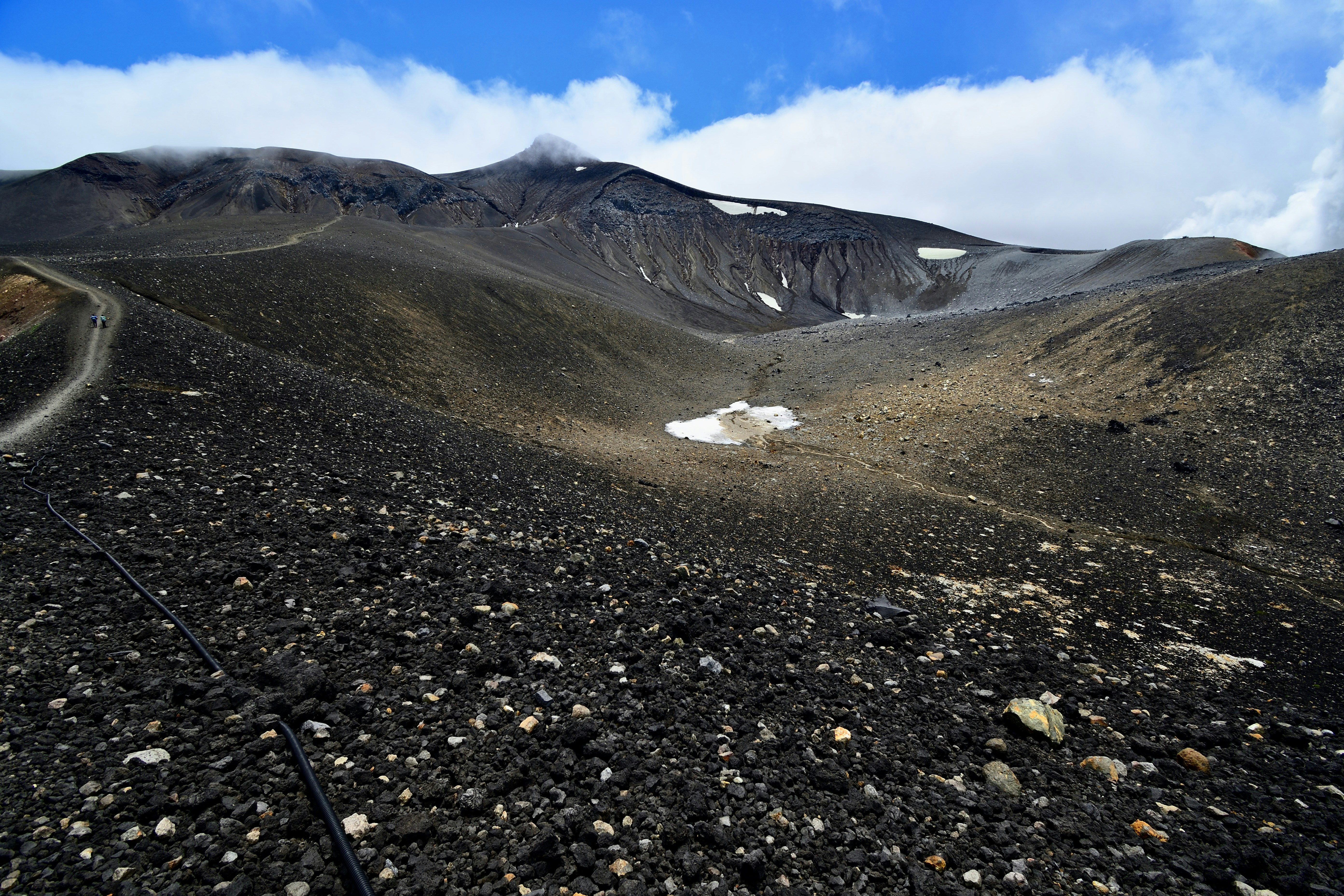 a rocky and flat landscape