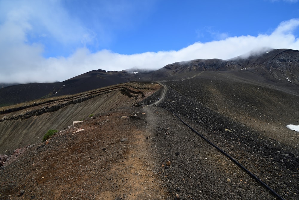 a road in the mountains