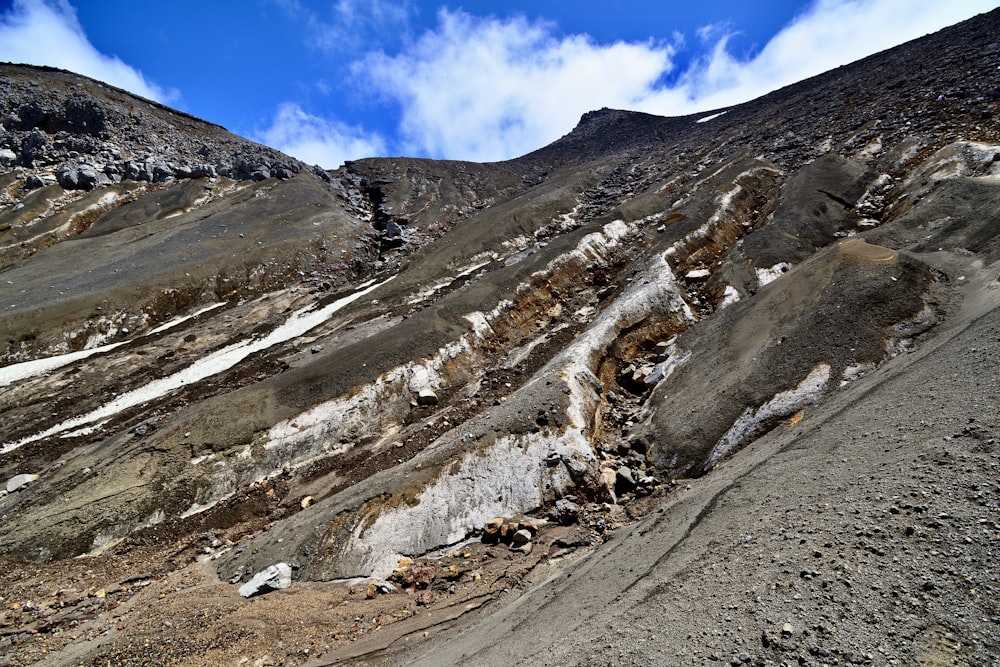 a rocky mountain side