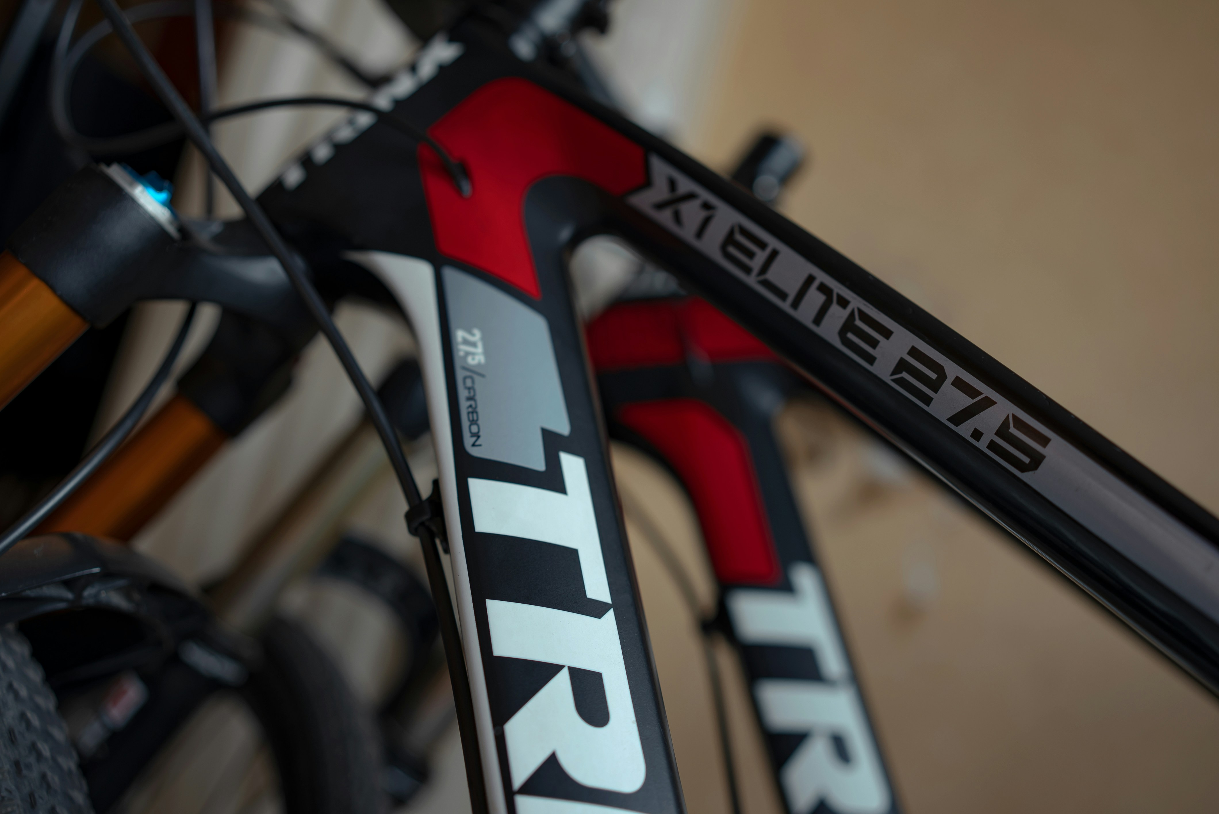 a close up of a bicycle handlebar