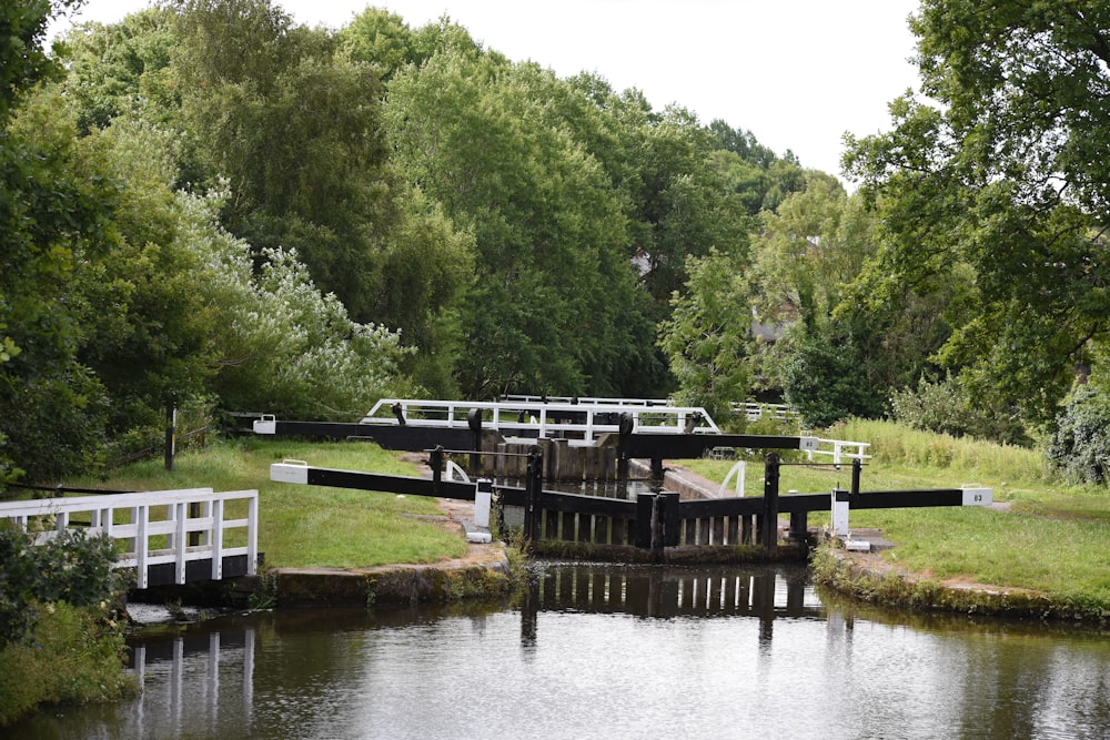 a dock over a body of water