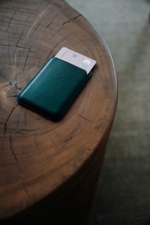 a cell phone on a table