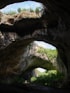 a large rock arch