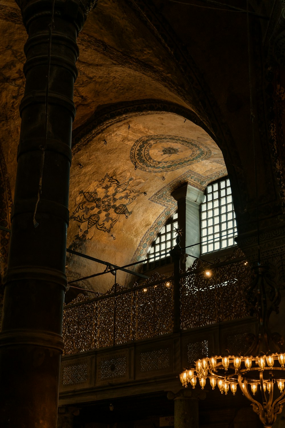 a large ornate building with a large arched window