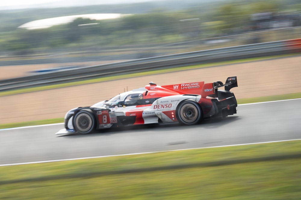 a race car on a track