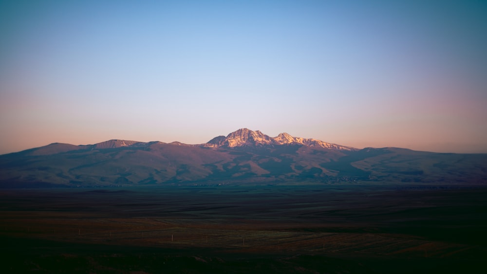 a view of a mountain