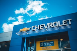 a building with a sign on it