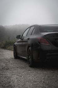 black c63s with UHP car tyres and staggered fitment offered at tyrepublic in lagos