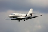 an airplane flying in the sky