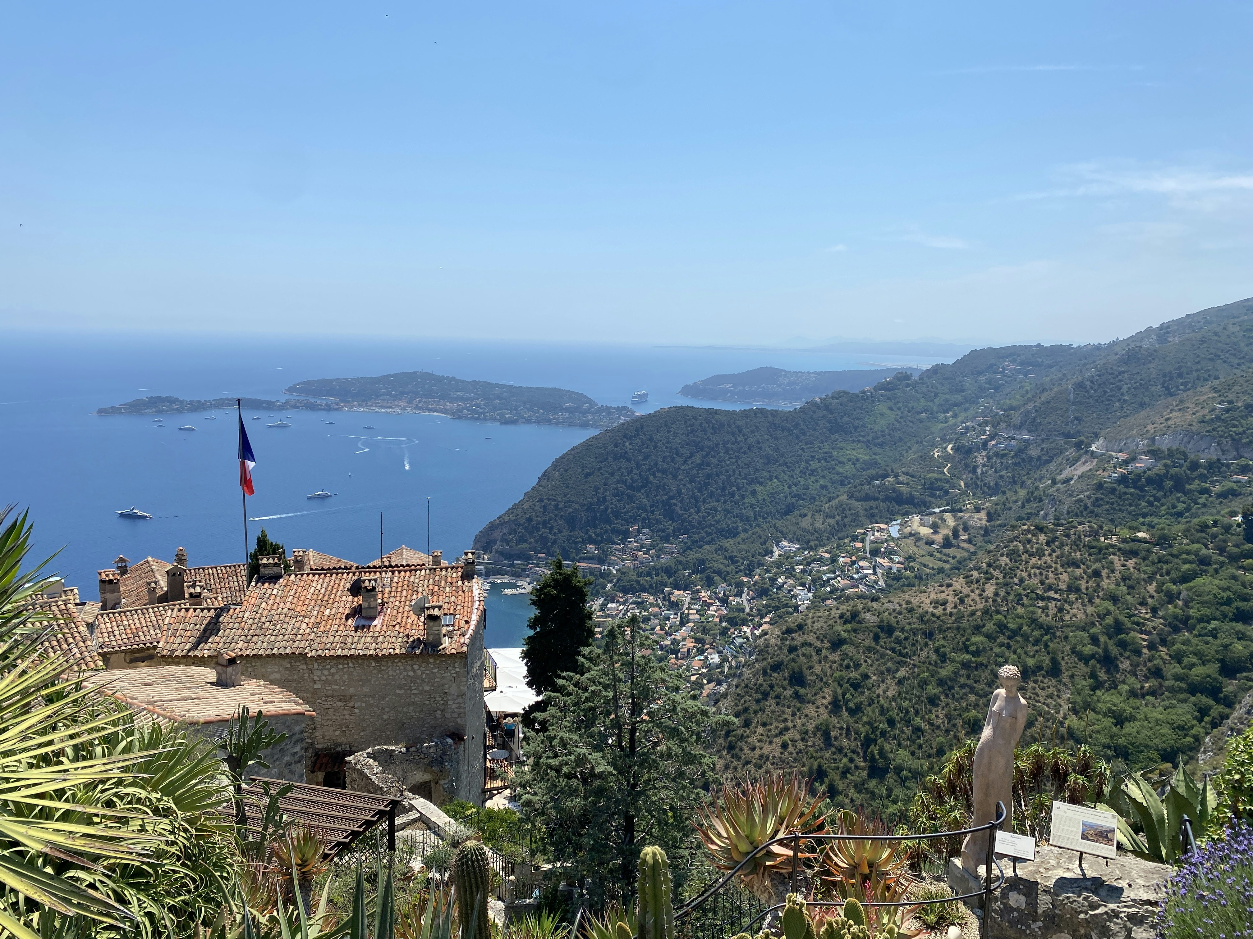 View of Nice, France from Èze, France