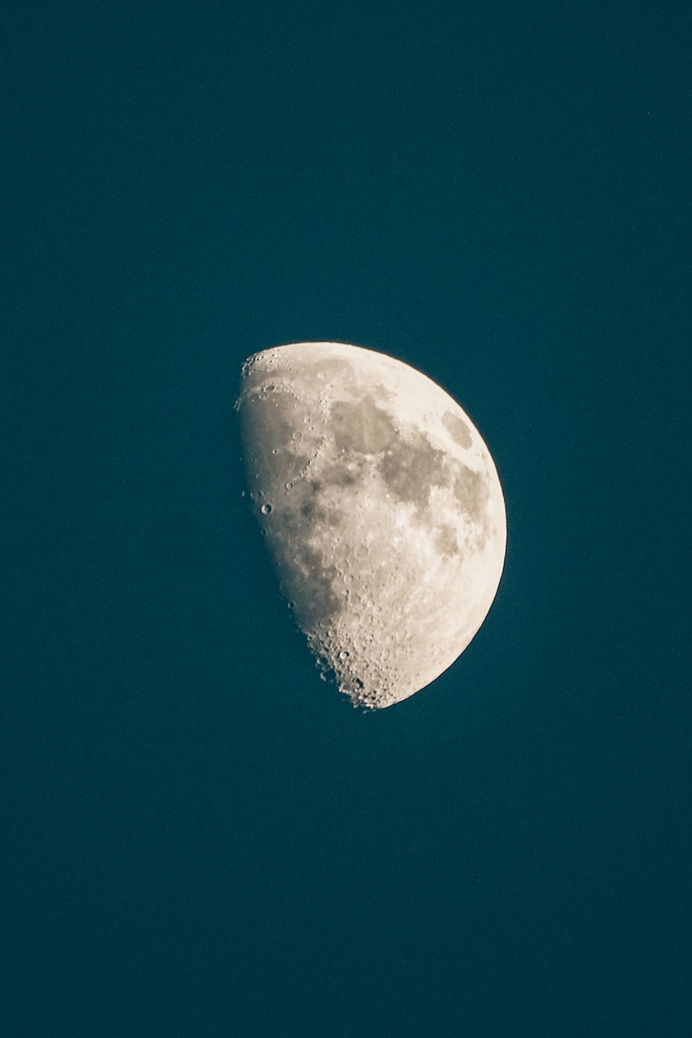 a close up of the moon