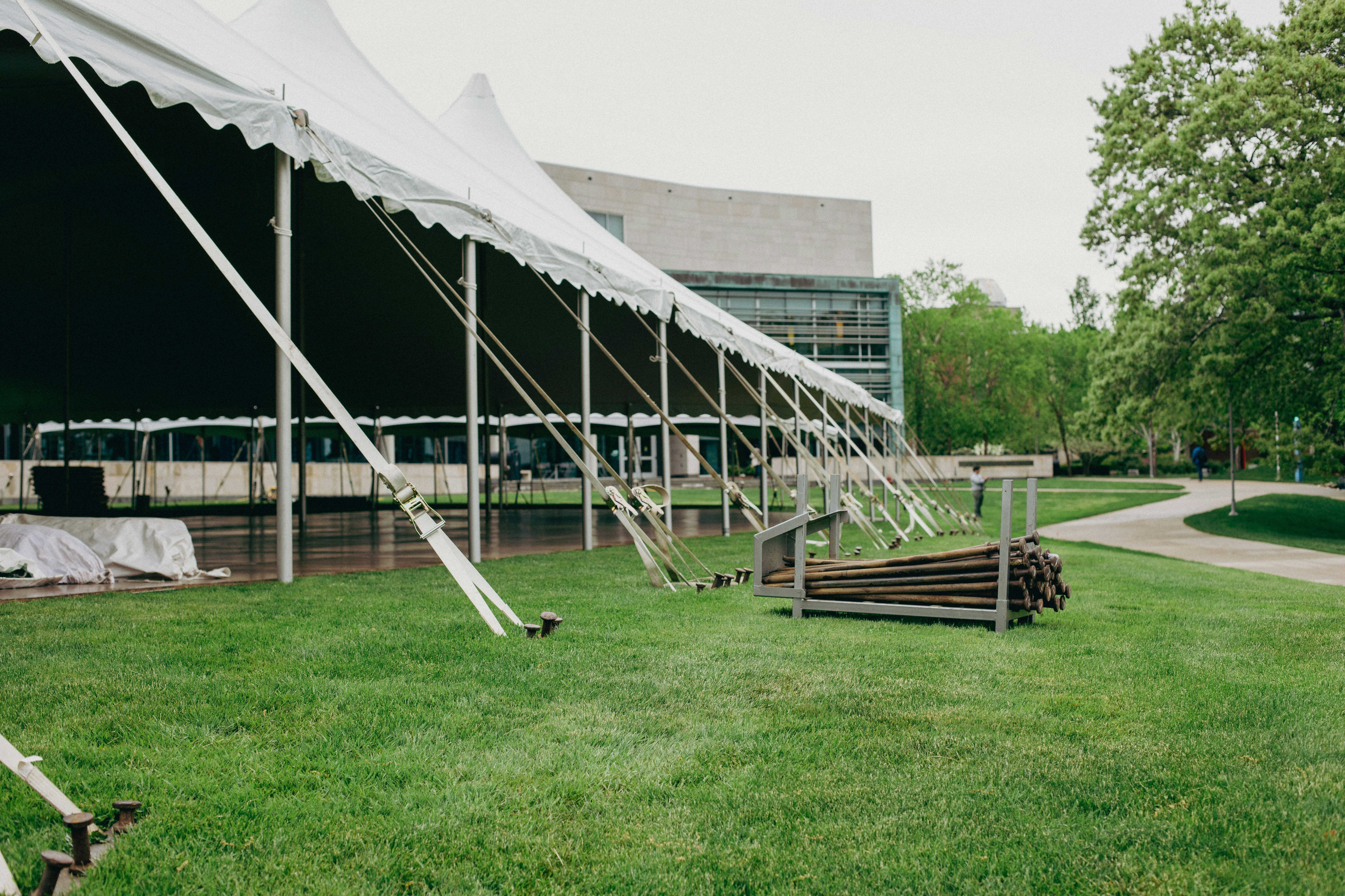 University campus green space