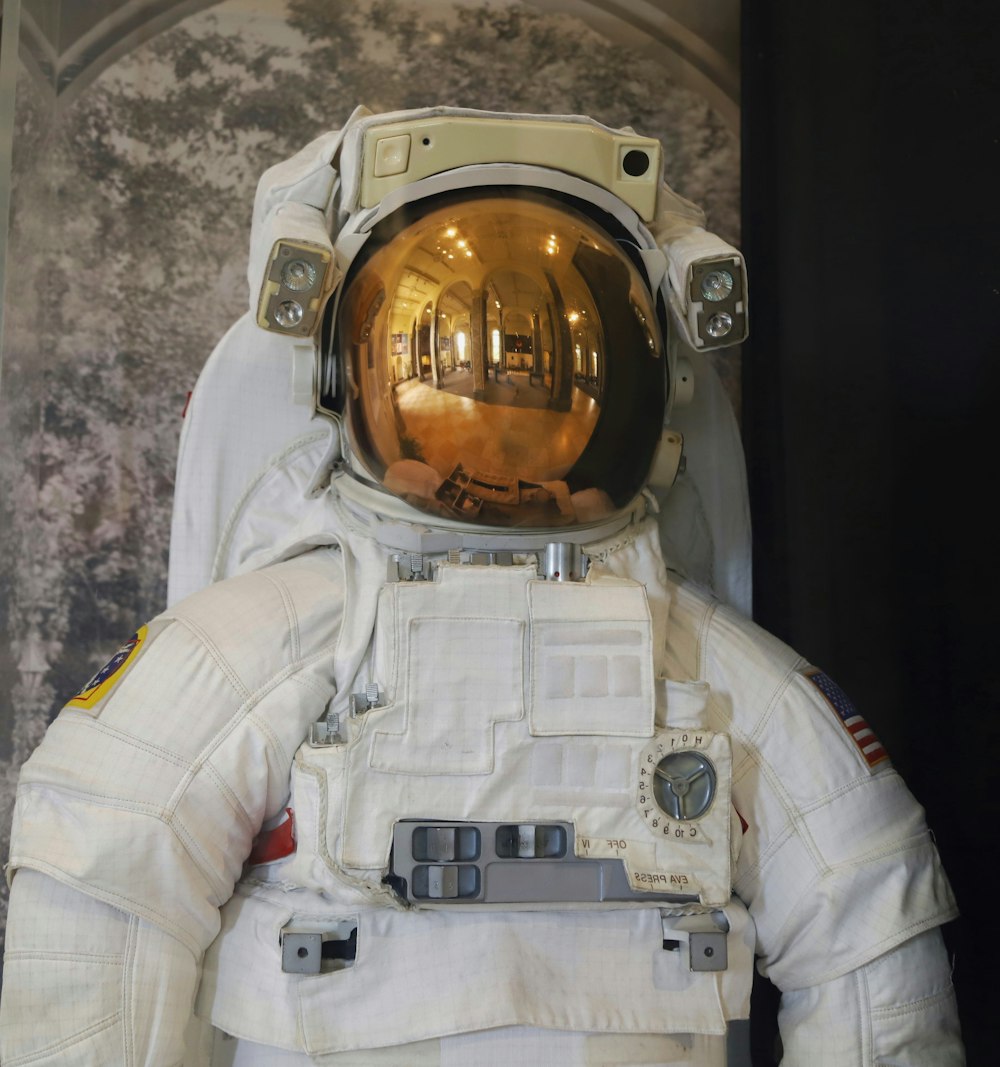 a person in a space suit