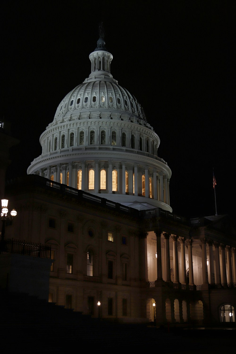 a large building with a dome