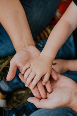 a close-up of a person's hands
