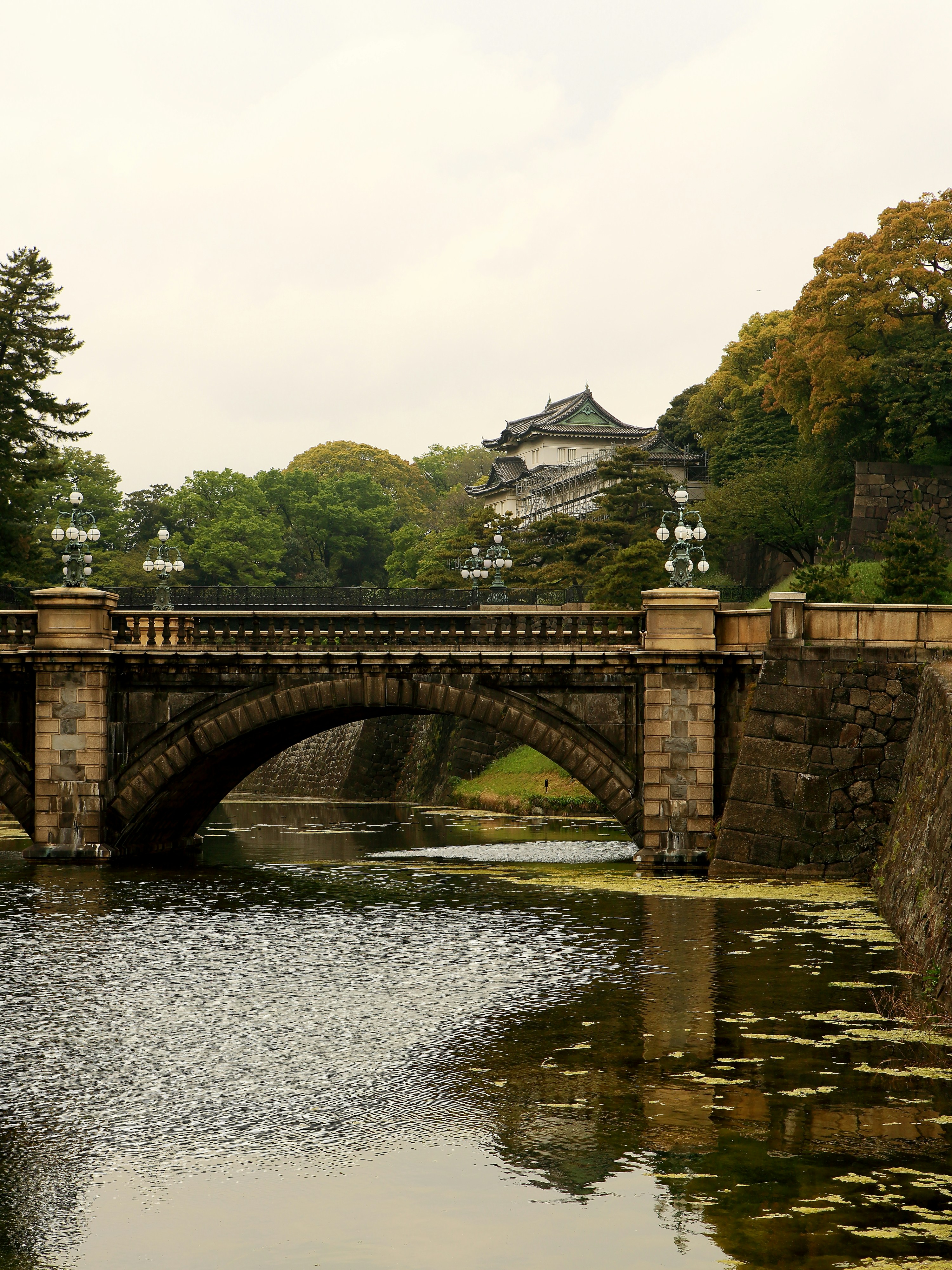 a bridge over a river