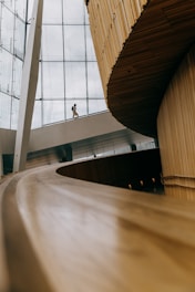 a person standing in a room